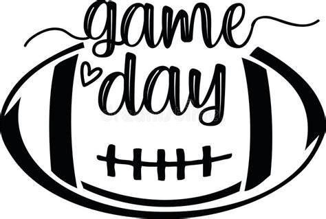 Game Day with Football T Shirt Design Banner Design Svg Vector with ...