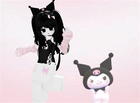 Kuromi Roblox Avatar 😈 Hello Kitty Art Roblox Pictures Roblox