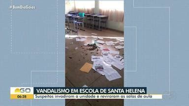 Bom Dia GO Escola sofre vandalismo em Goiânia Globoplay