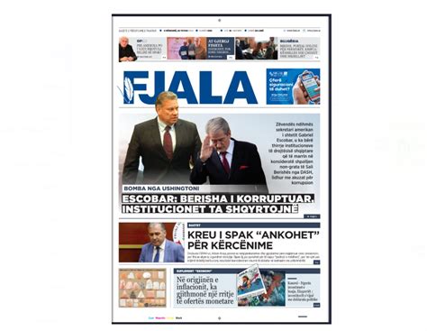 Gazeta Fjala Tetor Gazeta Fjala