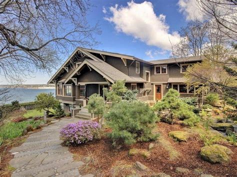 Waterfront Craftsman In Bellingham Washington Captivating Houses