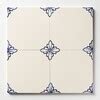 A Gelosia Blanc Blue Glazed Ceramic Tiles X X Blue White