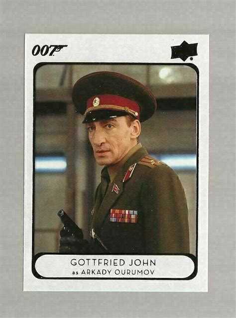 V Upper Deck James Bond Villains Henchmen Gottfried John