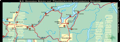 Kamloops Canada Map