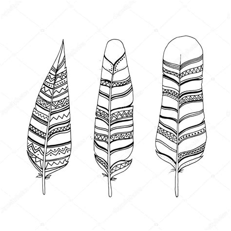 Line Drawing Feather At Getdrawings Free Download