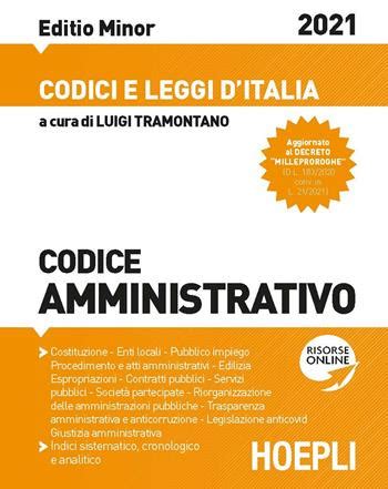 Codice Amministrativo 2021 Aggiornato Alla Legge Di Bilancio 2021 L