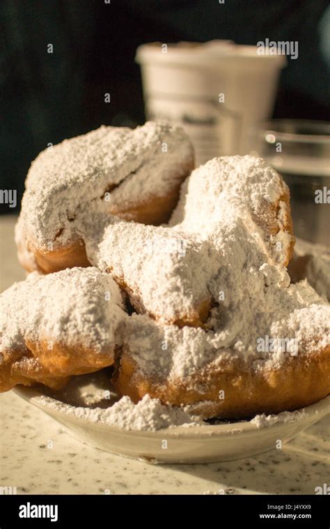 Coffee And Beignets At Cafe Du Monde 800 Decatur St New Orleans La