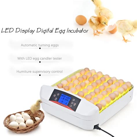 56 Eggs Hatchers Full Automatic Egg Incubator Hatcher Machine For