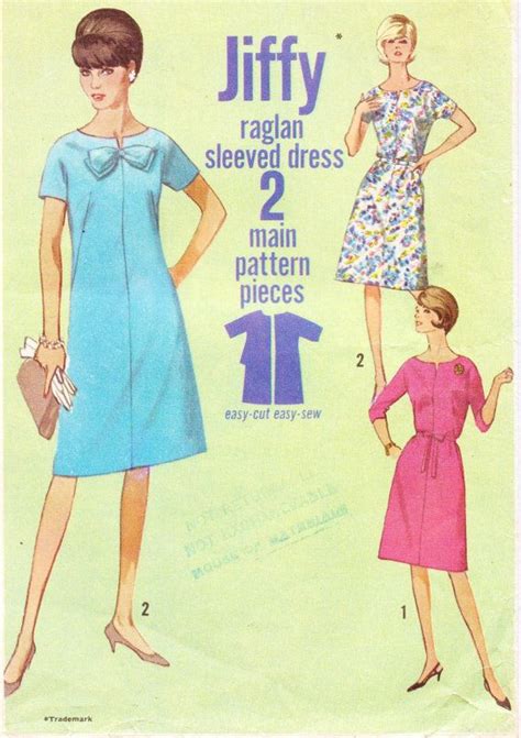 S Simplicity Pattern Womens Jiffy Raglan Sleeve A Etsy