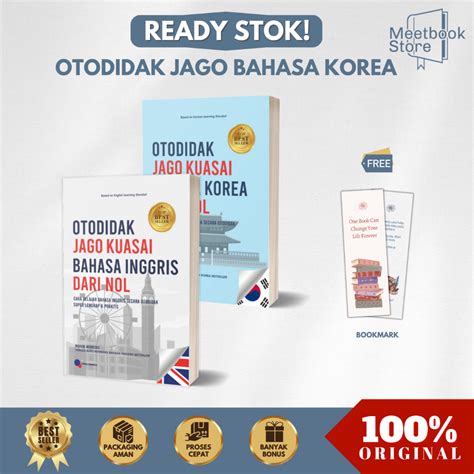 Jual PAKET BUKU OTODIDAK JAGO KUASAI BAHASA INGGRIS KOREA DARI NOL