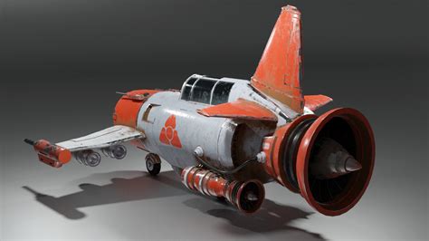 Denis Medar - 3D model Retro Space Ship