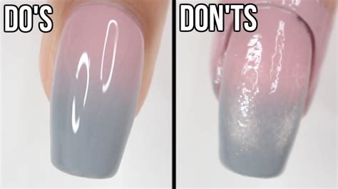 DOs DON Ts Ombré Nails how to do ombré nails with regular polish