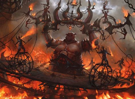 Cavalcade Of Calamity Mtg Art From Ravnica Allegiance Set By Jonas De