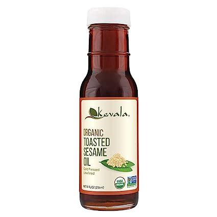 Amazon Kevala Organic Toasted Sesame Oil 8 Ounce Toasted Sesame