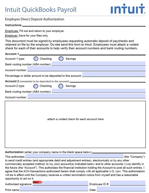 Intuit Direct Deposit Fees Printable Forms Free Online