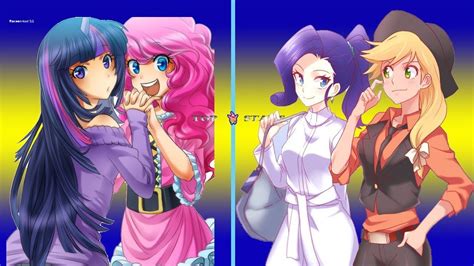 My Little Pony Anime Tribute Mlp Equestria Girls Anime Top Stars