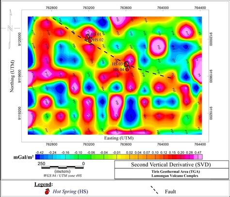 Second Vertical Derivative Svd Anomaly Map Of The Study Area Fig