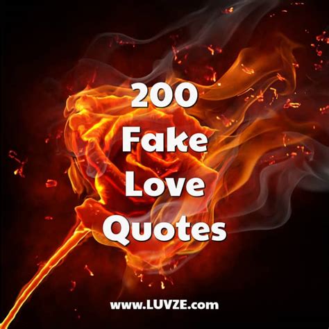 Fake Love Quotes And Sayings