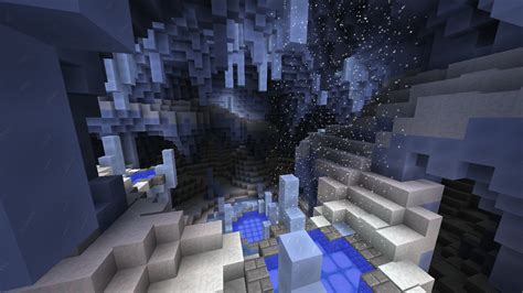 Icy And Snowy Themed Cave Kit Pvp Arena Minecraft Map