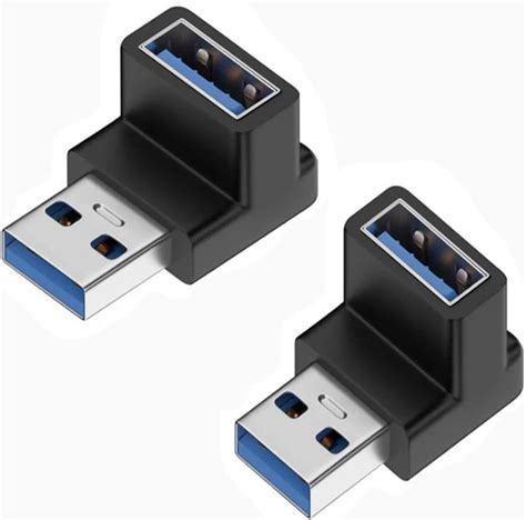 Herfair Usb A To Usb 31 Adaptertype A To Type A Male To Female Right Angle Extension Adapter