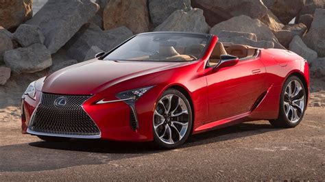 2022 Lexus LC 500 Convertible Infrared Red YouTube