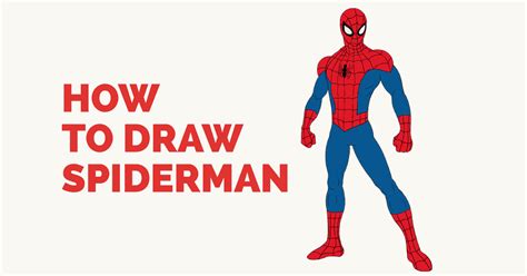 How To Draw Spider Man Really Easy Drawing Tutorial Spiderman