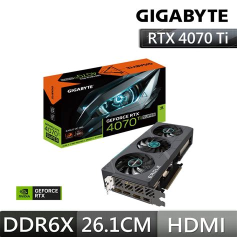 Gigabyte 技嘉 Eagle Geforce Rtx4070 Ti Super Oc 16g顯示卡 Pchome 24h購物