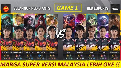 Team Coach Arcadia Makin Menggila Selangor Red Giants Vs Red Esports