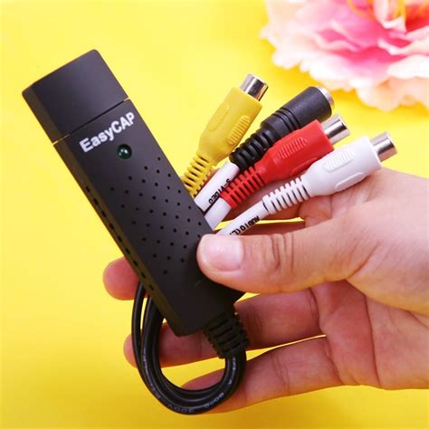 Easycap Usb 2 0 Cable Adapter Audio Video Grabber Capture Card Windows 7 8 Axgear Ca