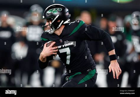 New York Jets Quarterback Tim Boyle 7 Rushes Against The Miami