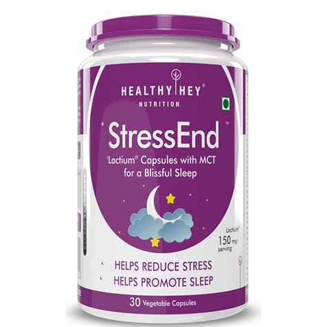 HealthyHey Nutrition StressEnd - Stress & Anxiety Relief Supplement - Scientifically Proven ...