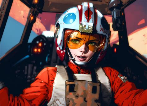 AI Art LoRA Model Star Wars Rebel Pilot PixAI