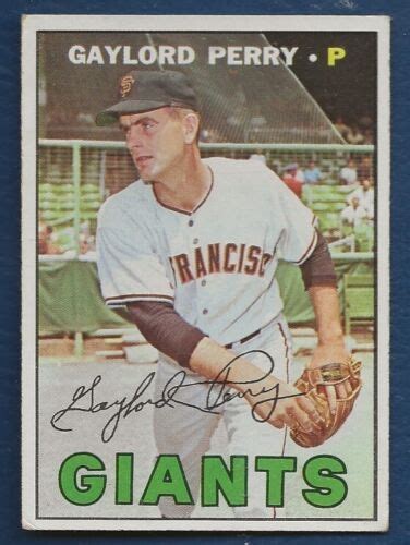 1967 Topps Baseball San Francisco Giants Gaylord Perry HOF 320 EX EBay