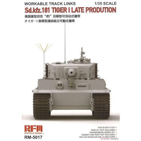 Rye Field Model Ryefield Model Rfm Rm Workable Tracks Tiger I