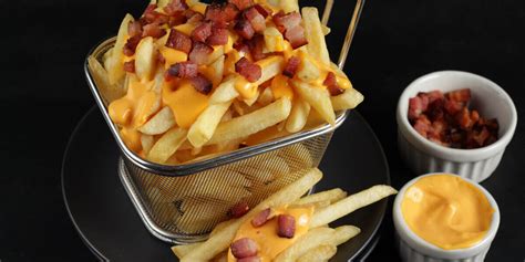 Batata Frita Cheddar E Bacon Receita Softpig