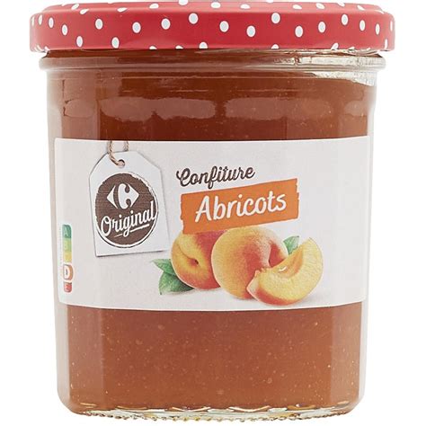 Confiture abricots CARREFOUR ORIGINAL le pot de 370g à Prix Carrefour