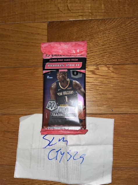 New Panini Mosaic Nba Basketball Trading Cards Cello Fat Pack