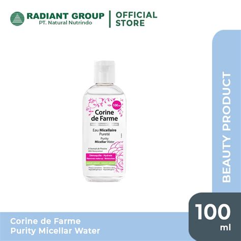 Jual Corine De Farme Purity Micellar Water 100 Ml Shopee Indonesia