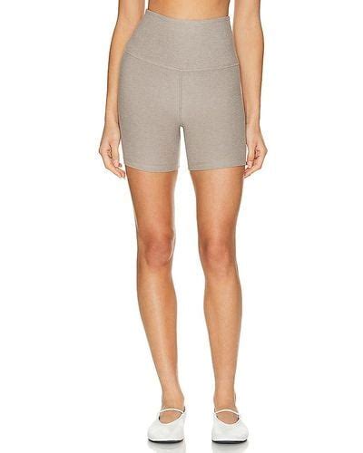 Natural Beyond Yoga Shorts For Women Lyst