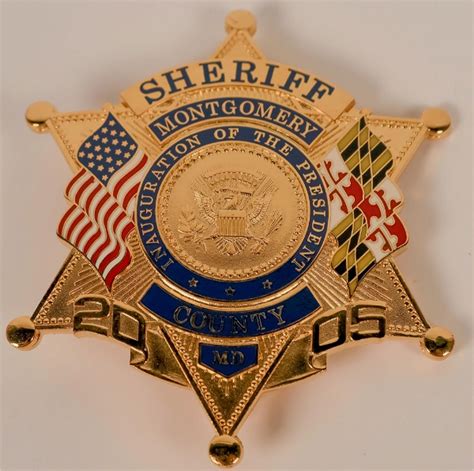 Montgomery County Sheriff Inaugural Badge (121905)