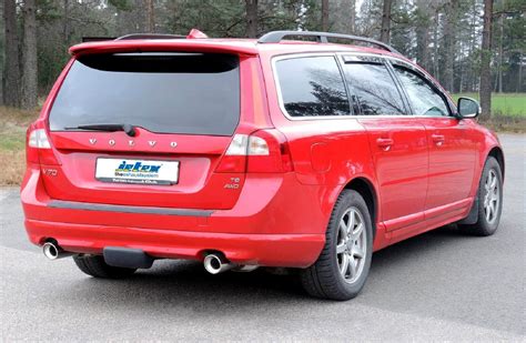 Jetex Performance Exhaust Rear Silencers Twin 100mm Tips For Volvo V70