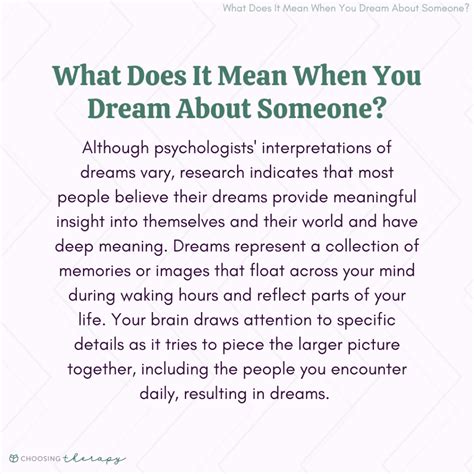 14 Meanings Behind Dreaming About Someone