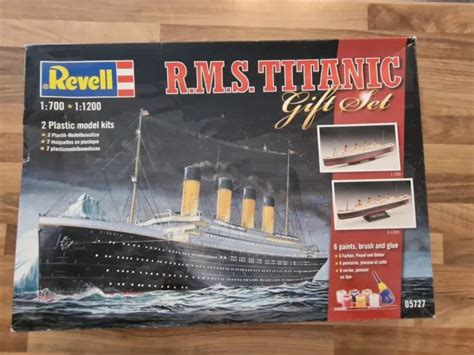 REVELL GIFT SET R M S Titanic 2 Models 1 700 1 1200 Model Kit