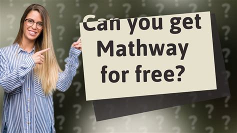 Can You Get Mathway For Free Youtube