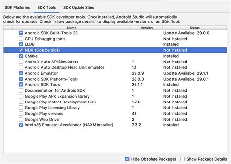 Install And Configure The NDK And CMake Android Studio Android