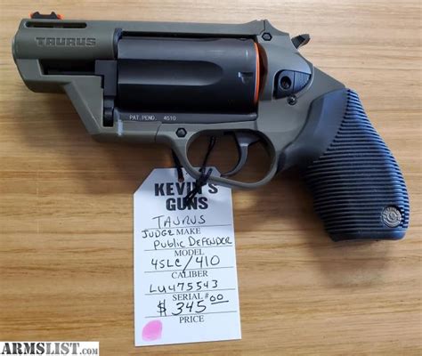 Armslist For Sale Taurus Judge Public Defender