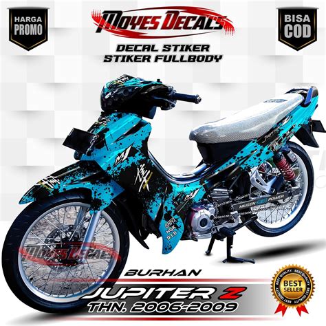 Jual Decal Jupiter Z Burhan Stiker Fullbody Hayabusa BISA COD