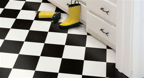 2 Places To Buy Black And White Checkerboard Floor Tile In Resilient