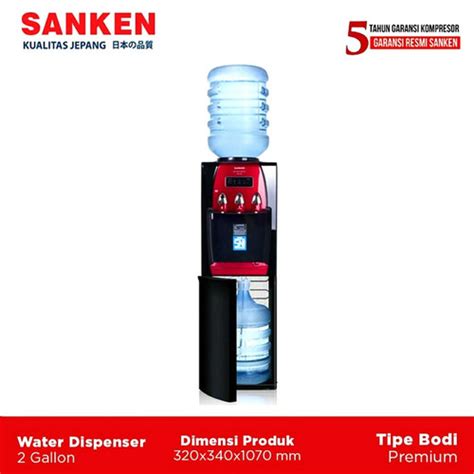 Jual Sanken Hwd Z Water Dispenser Duo Gallon Plastik Bening