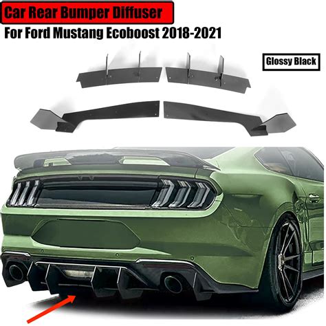 Labio De Parachoques Trasero Para Ford Mustang Ecoboost